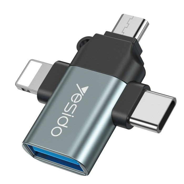 YESIDO 3 IN 1 OTG USB 2.0 SUPER FAST DATA TRANSMISSION