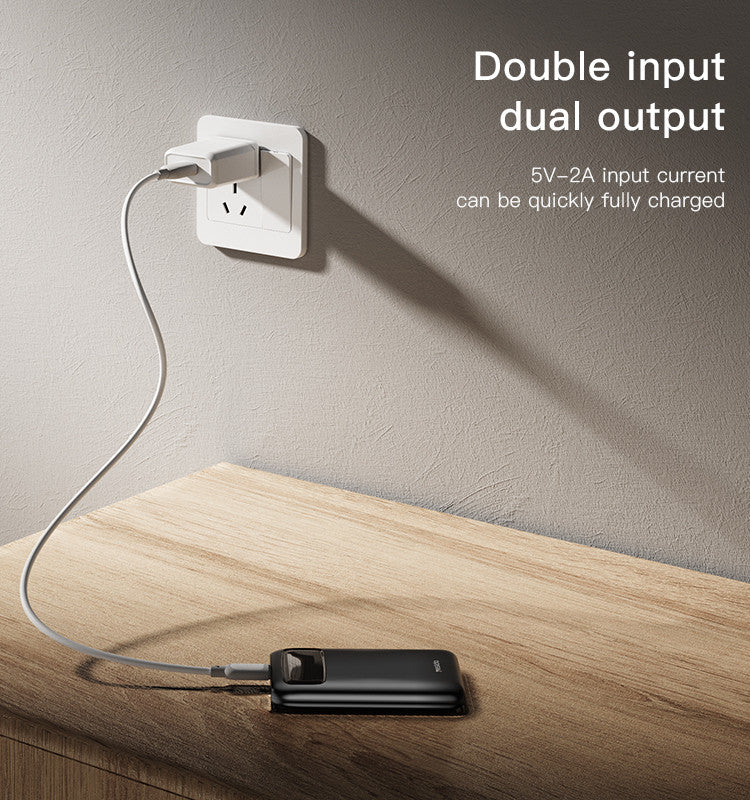 YP33 Hot Sale Support Charge 2 Devices At The Same Time Phone Outdoor Power Bank 5000mAh Portable