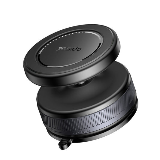 Yesido C227 Magnetic Car Phone Holder, 360° Rotating Dashboard Mount, 16N Strong Magnet, Universal Compatibility, Black