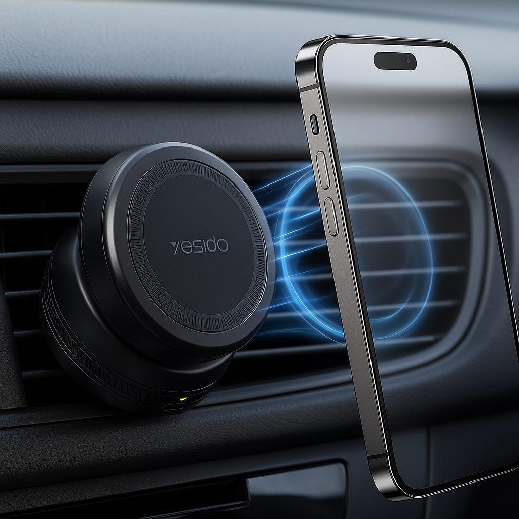 C224 Car Phone Mount with MagSafe Magnet - Black