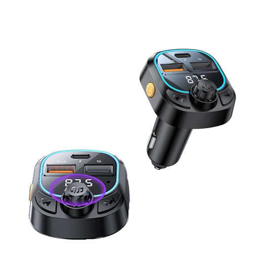 Y70 BT5.3 Support Charging 3 Devices With Remote Controller BT & FM Transmittor Car Charger