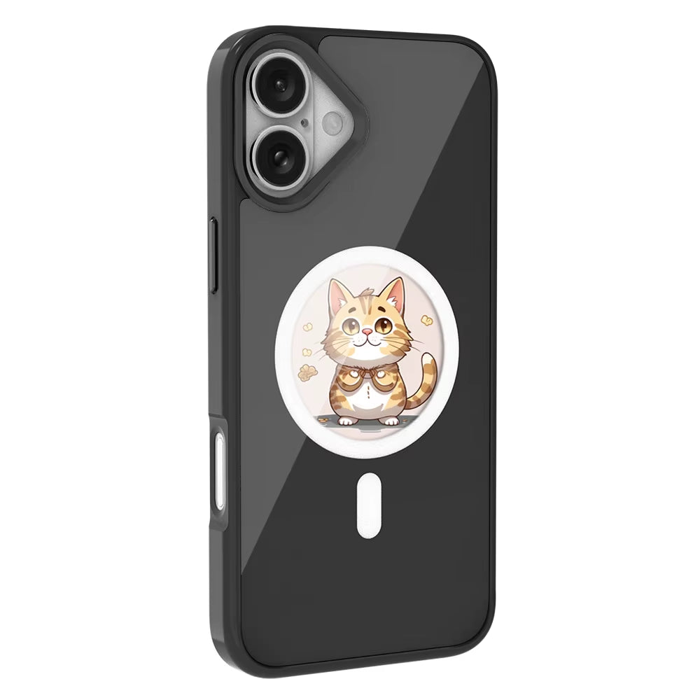 Magnetic NFC Ink Smart Phone Case for Iphone 16 15 14 Pro Max DIY Picture Ink Phone Case Screen Phone Cover Four Colors Image