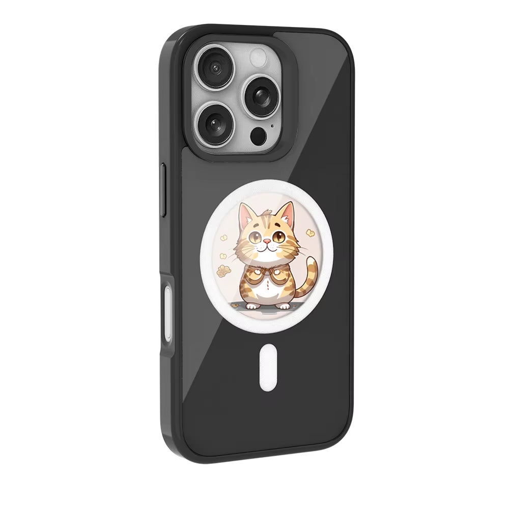 Magnetic NFC Ink Smart Phone Case for Iphone 16 15 14 Pro Max DIY Picture Ink Phone Case Screen Phone Cover Four Colors Image